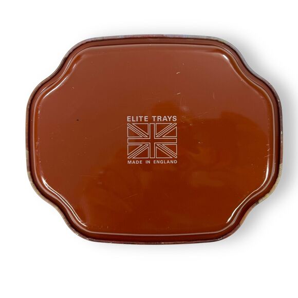 Vintage 4-Pack Elite Trays England Dessert Tea Service Fruit Small Trays 7.5" - Picture 13 of 16